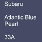 Preview: Subaru, Atlantic Blue Pearl, 33A.